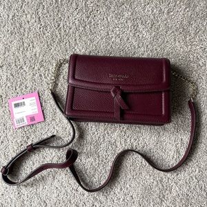 Kate Spade Knott Pebbled Leather Flap Crossbody Bag